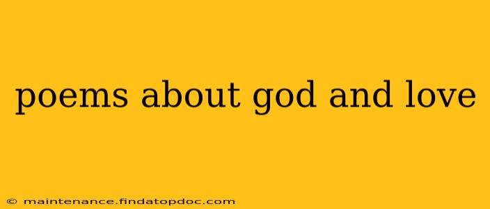 poems about god and love
