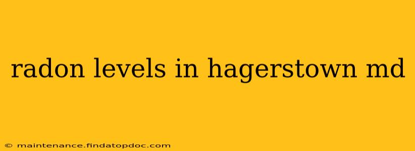 radon levels in hagerstown md