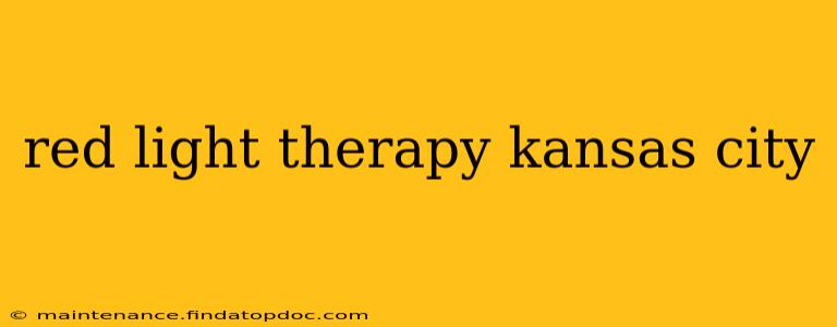 red light therapy kansas city