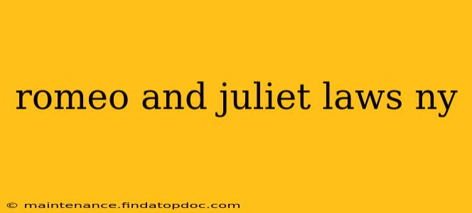 romeo and juliet laws ny