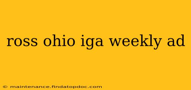 ross ohio iga weekly ad