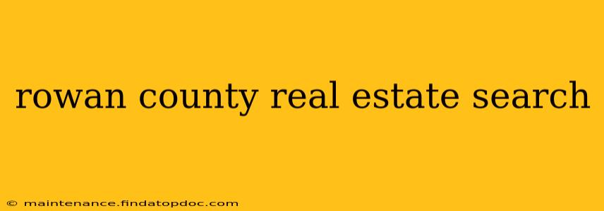 rowan county real estate search