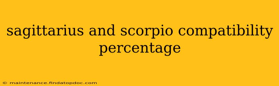 sagittarius and scorpio compatibility percentage