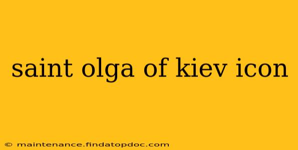 saint olga of kiev icon