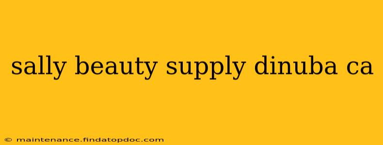 sally beauty supply dinuba ca