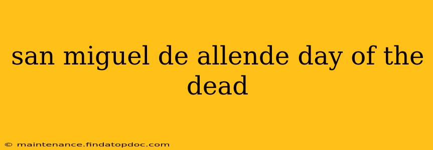 san miguel de allende day of the dead