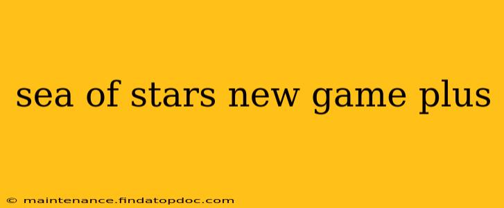 sea of stars new game plus