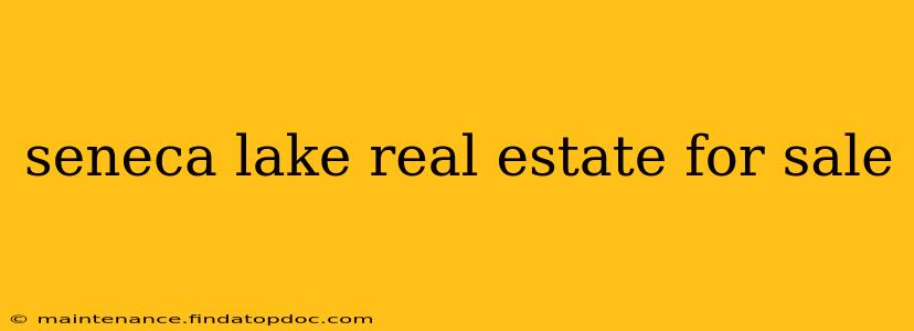 seneca lake real estate for sale