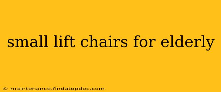 small lift chairs for elderly