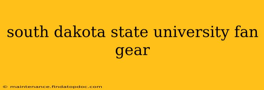 south dakota state university fan gear