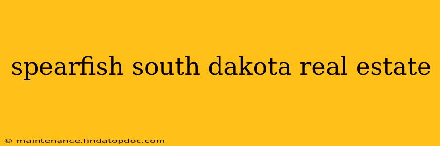 spearfish south dakota real estate