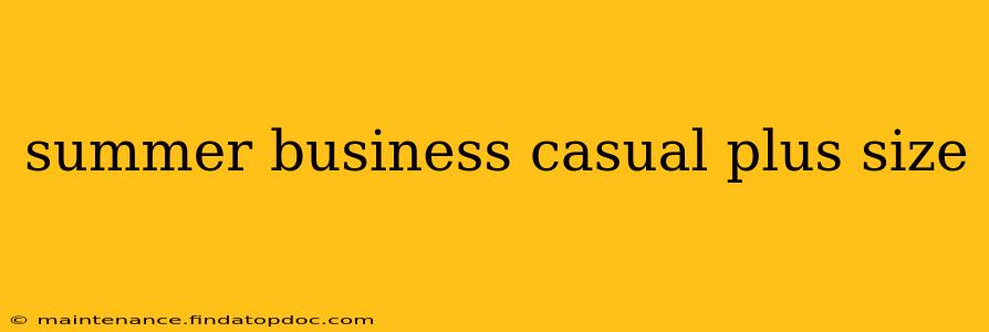 summer business casual plus size