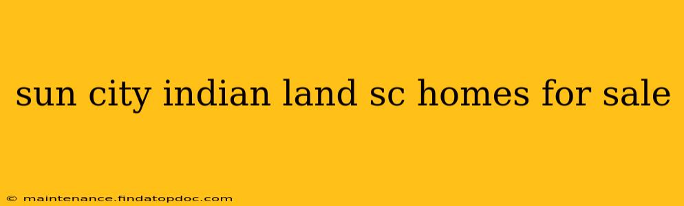 sun city indian land sc homes for sale