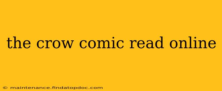 the crow comic read online