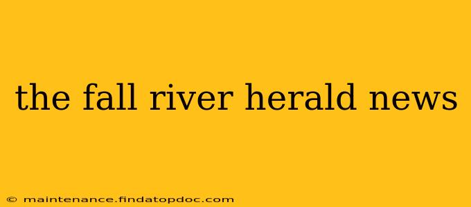 the fall river herald news
