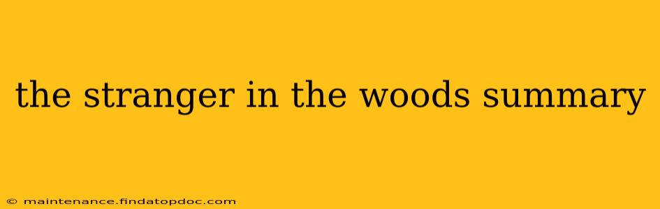 the stranger in the woods summary