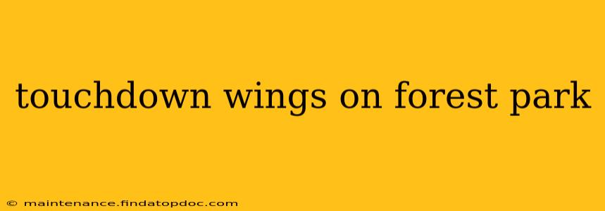 touchdown wings on forest park