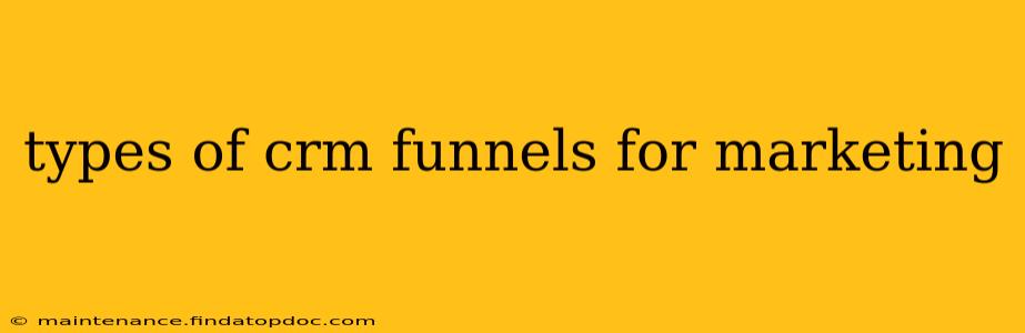 types of crm funnels for marketing