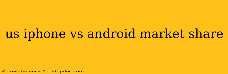 us iphone vs android market share