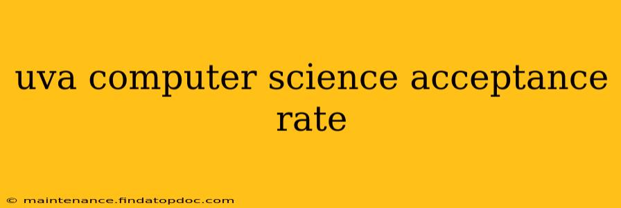 uva computer science acceptance rate