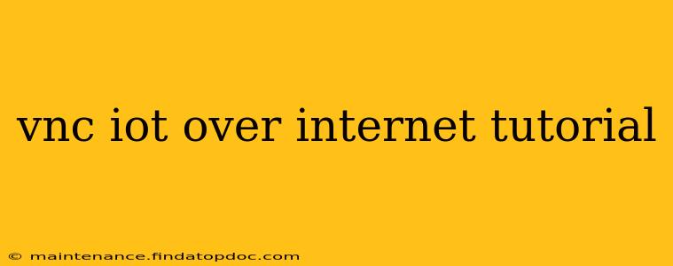 vnc iot over internet tutorial