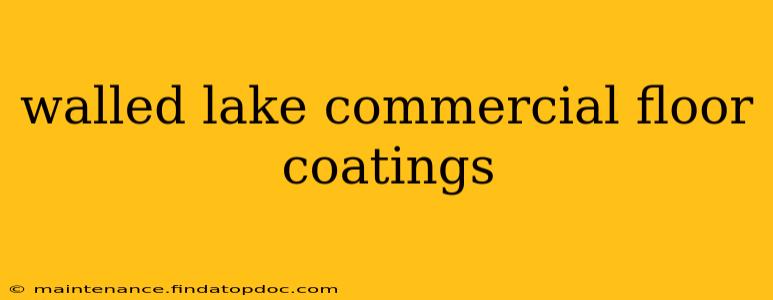 walled lake commercial floor coatings