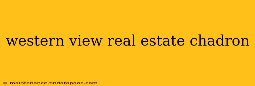 western view real estate chadron