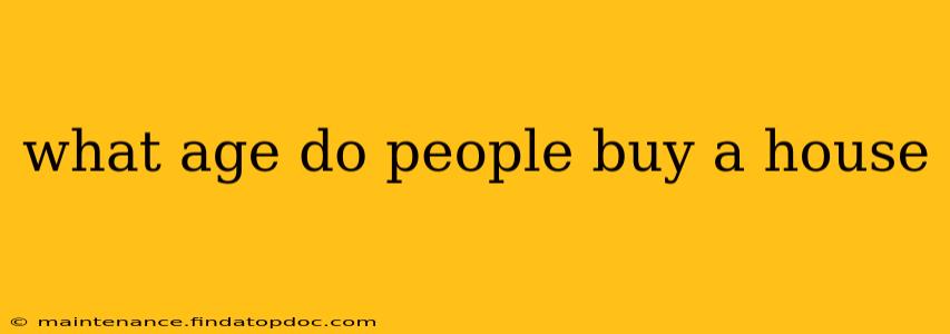 what age do people buy a house