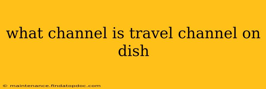 what channel is travel channel on dish