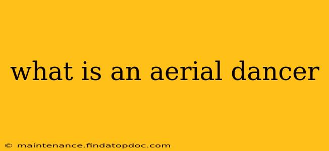 what is an aerial dancer