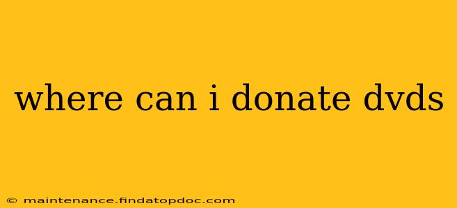 where can i donate dvds