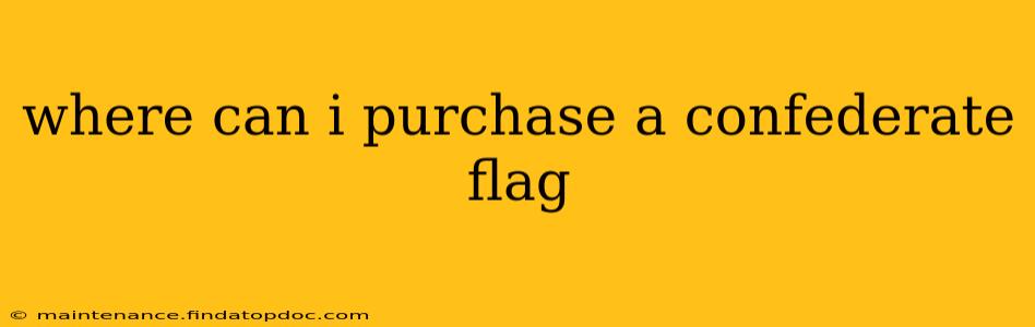 where can i purchase a confederate flag