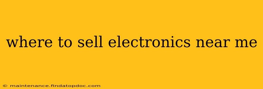 where to sell electronics near me