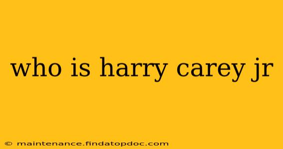 who is harry carey jr