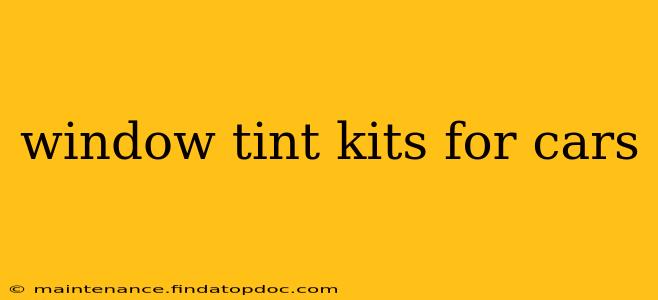 window tint kits for cars