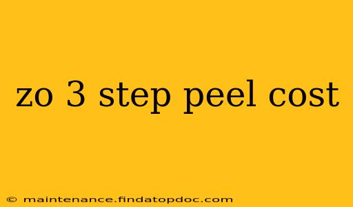 zo 3 step peel cost