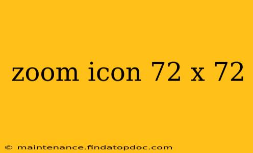 zoom icon 72 x 72